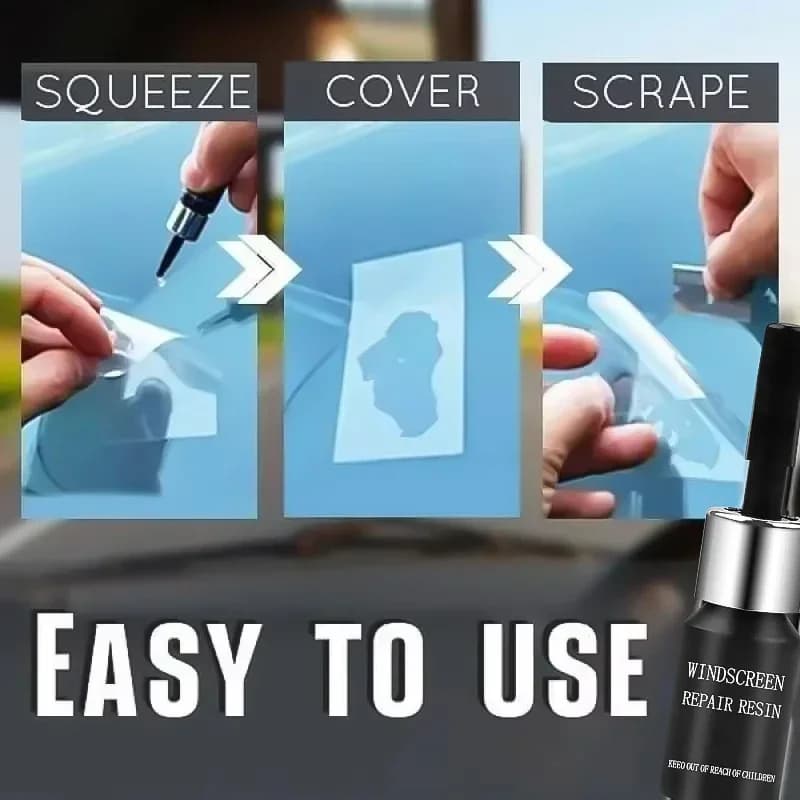 Car Glass Crack Repair Kit