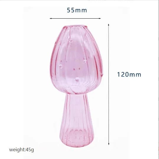 Mushroom Glass Vase