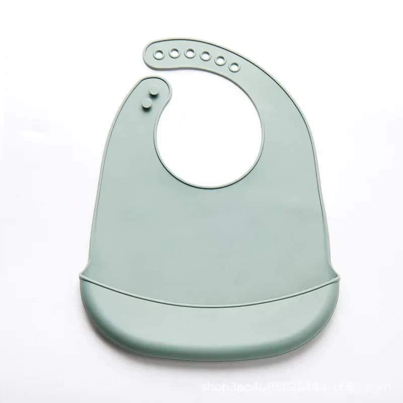 Baby Bib Adjustable Waterproof Bibs Babies Soft Edible Silicone Newborn Saliva Dripping Towel Drooling Children Scarf BPA Free