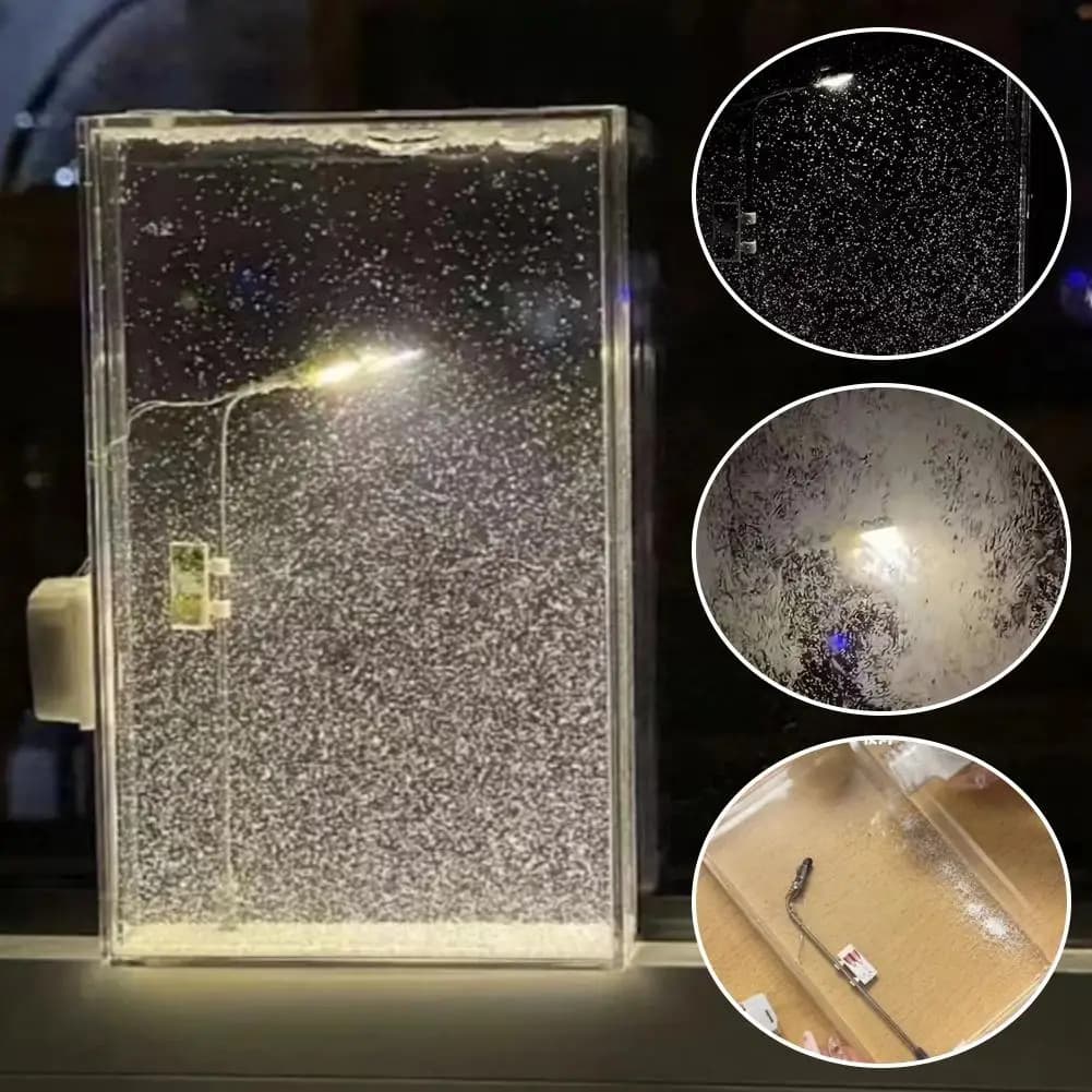 Snowy Street Light DIY Desktop Night Light