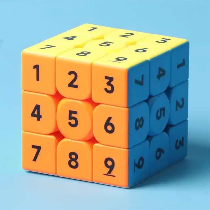 Sudoku Number Letter Puzzle Cube 3x3