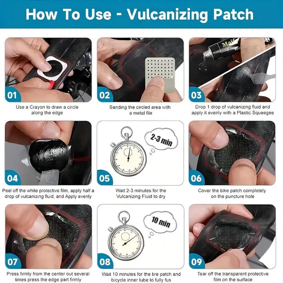 Portable Bike Tire Repair Kit