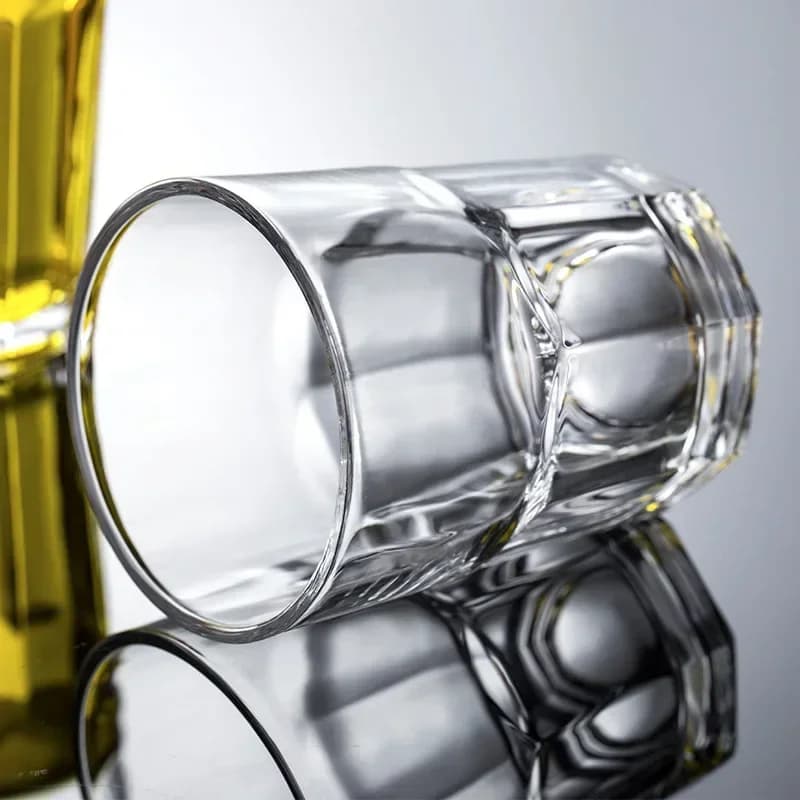 Glass Drinkware Cups Set
