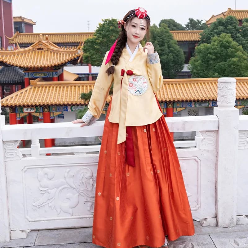 Traditional Korean Hanbok Dress