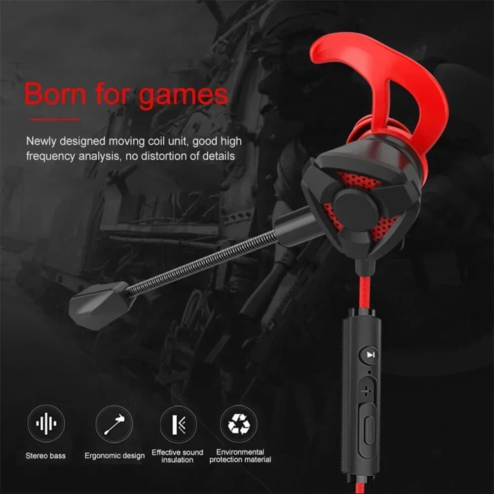 Gaming In-Ear Headphones with Microphone