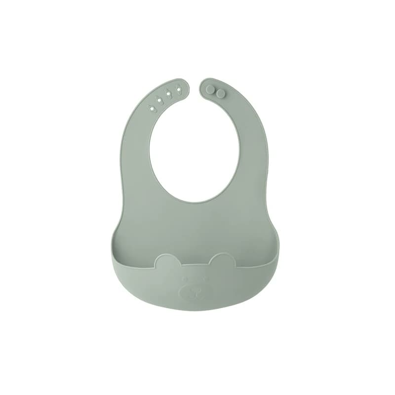 Silicone Baby Bib, Lightweight Foldable Design