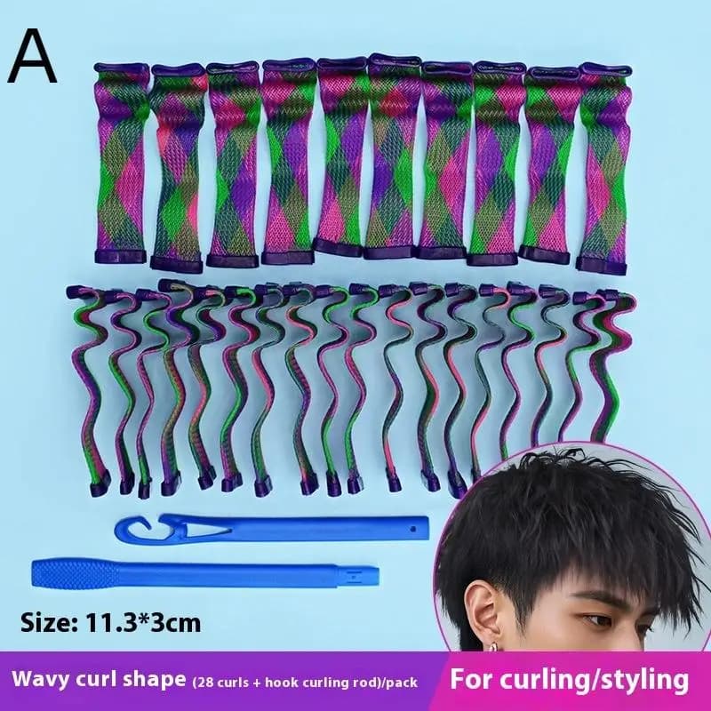 Heatless Water Wave Hair Curler Set