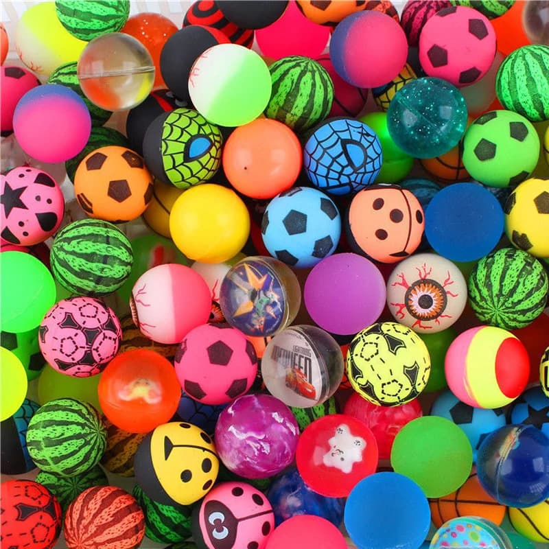Rubber Bouncy Balls 27MM Bulk Party Favors