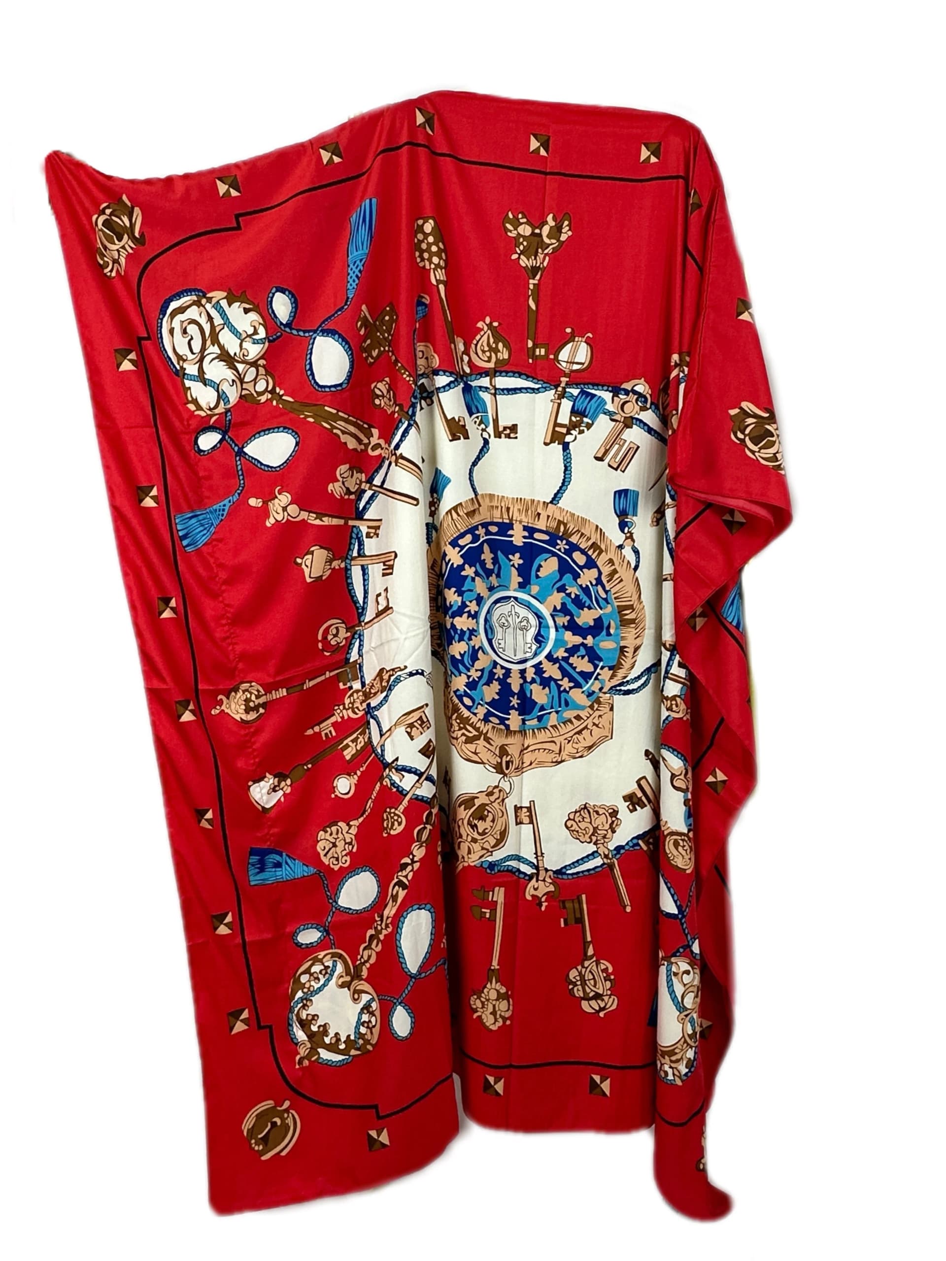 Fashion Print Dress Women's - Loose Fit Bohemian Dress, Trending Paisley Print, Perfect for Beach & Vacation