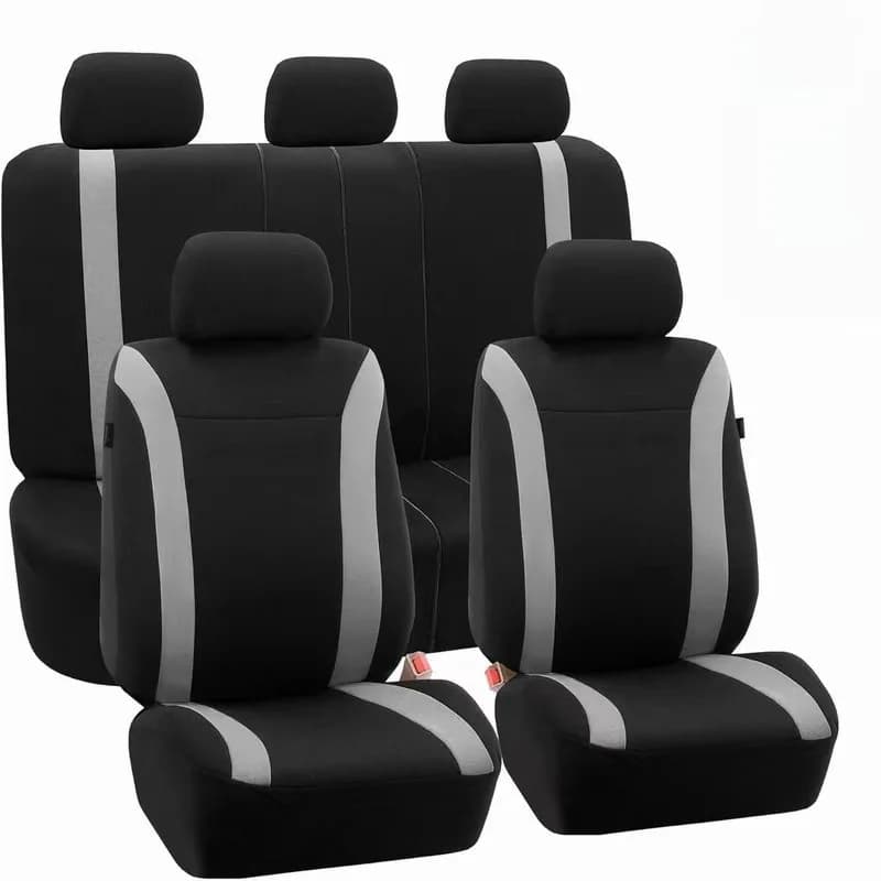 Seat Covers Breathable Car Seat Cover Full Set Universal Automotive Interior Cover Fit for Car SUV Truck Van, Interior Upgrade