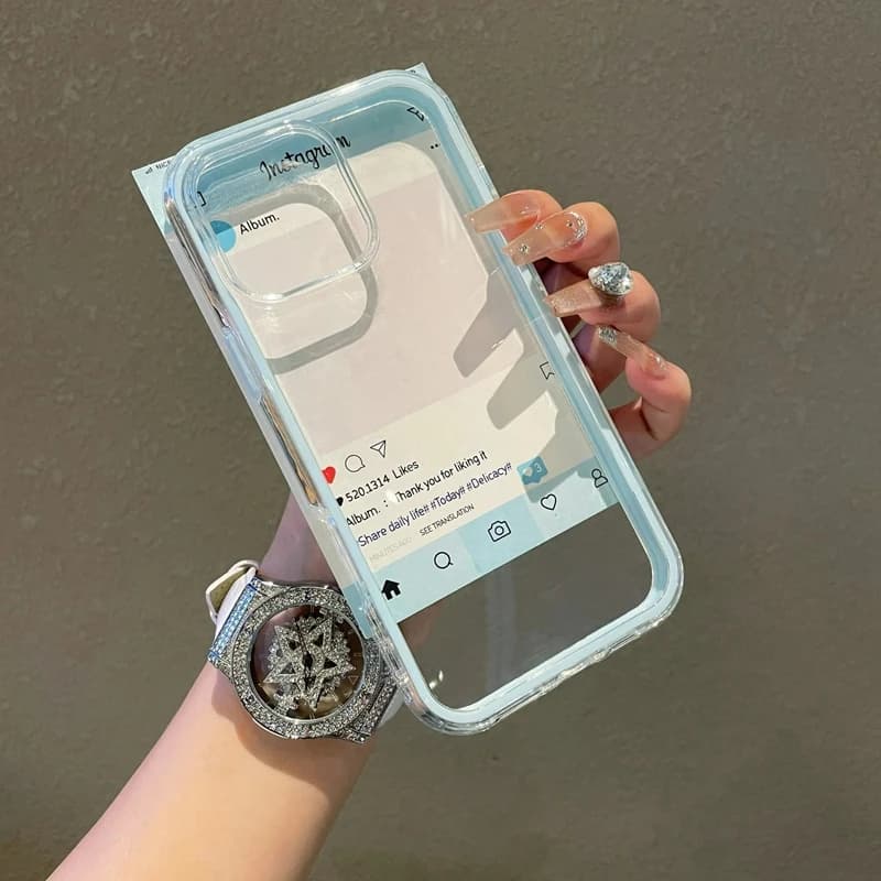 Luxury Transparent Candy Phone Case For iPhone 11 12 13 14 15 16 17 Pro Max Plus Air Clear Shockproof Bumper Back Cases Cover