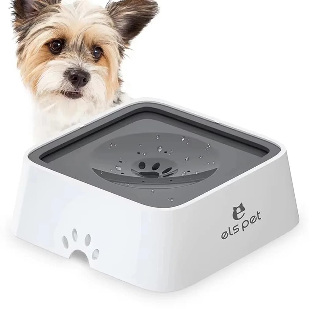 Anti-Spill Slow Water Bowl for Dogs and Cats