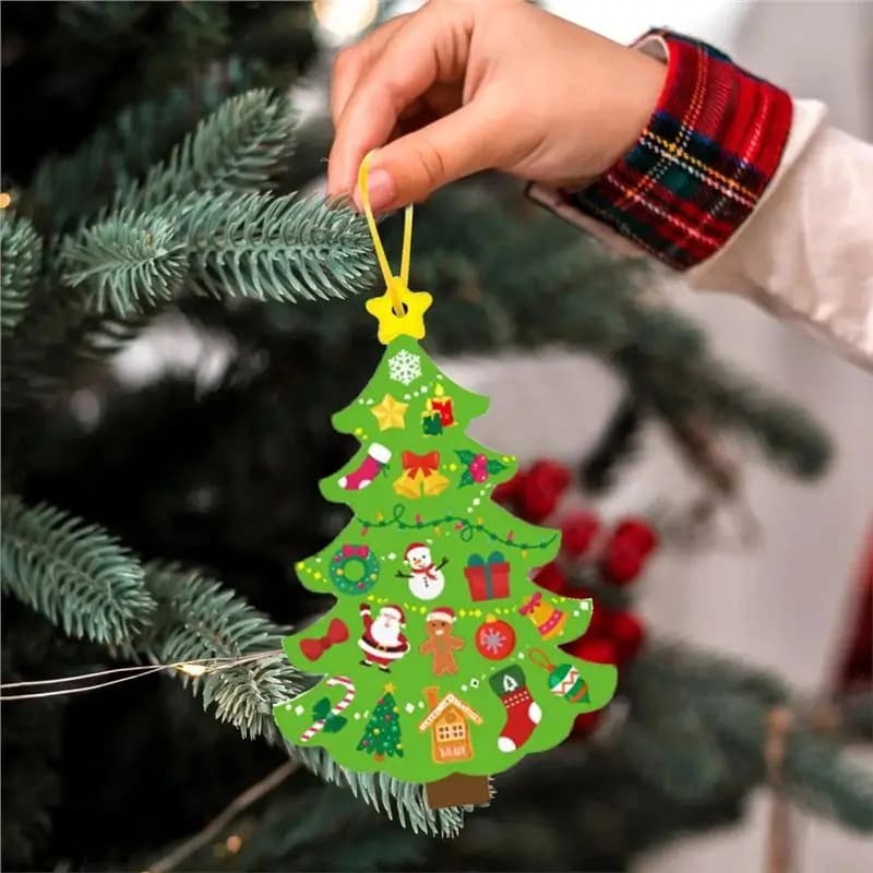-November Kids For Room Wall Christmas Tree Stickers Interactive Ornaments Toddler Classroom Apartment Interior