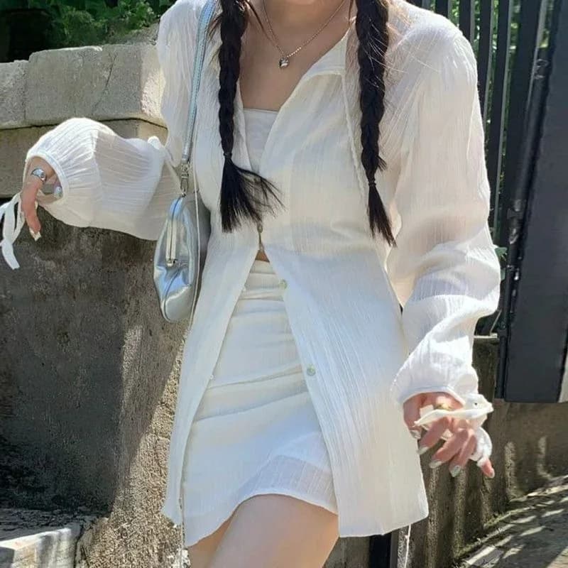 High-Waisted Ruffled Half-Skirt for Women