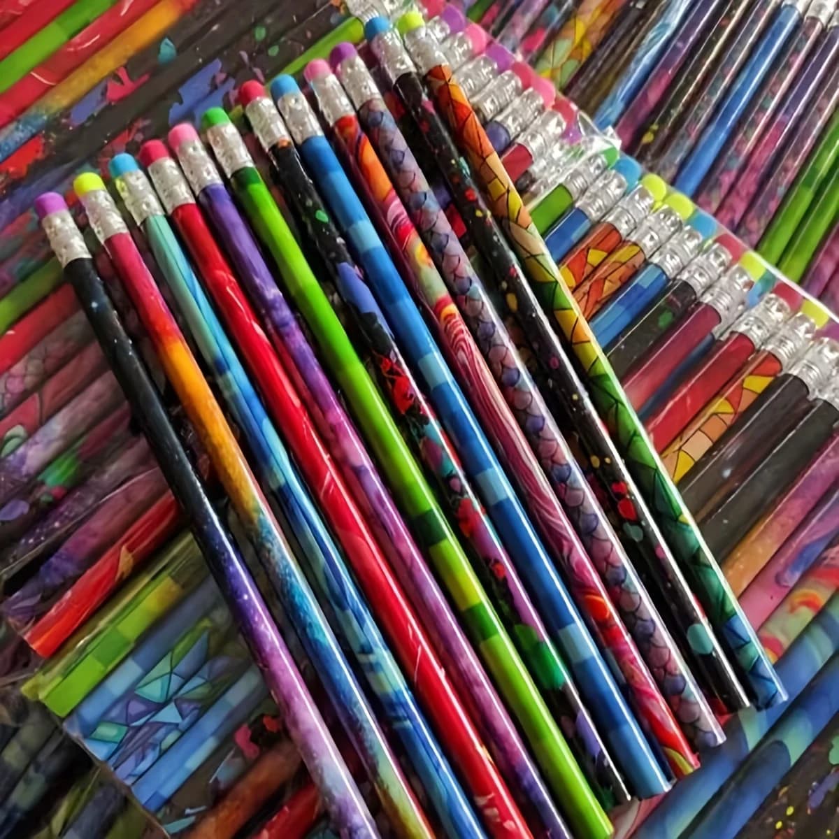 Wooden Pencils with Erasers