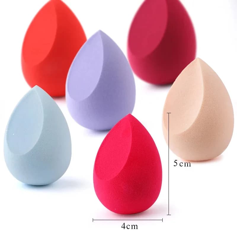 20/5/1pcs Makeup Sponge Concealer Smooth Cosmetic Powder Puff Cut Shape Foundation Water Drop Bevel Make Up Blender Tools