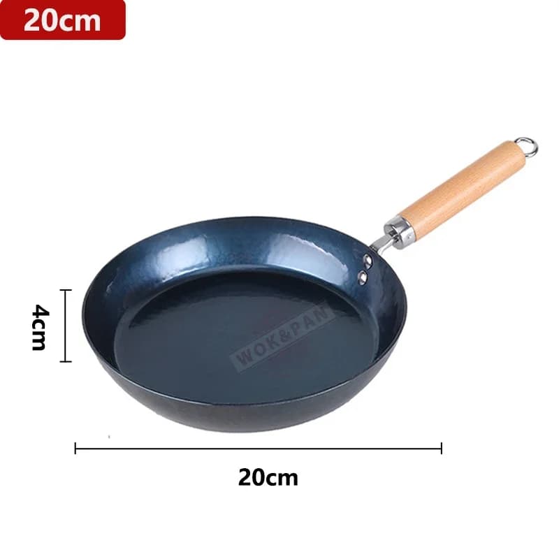 Cast Iron Skillet With Detachable Wooden Handle