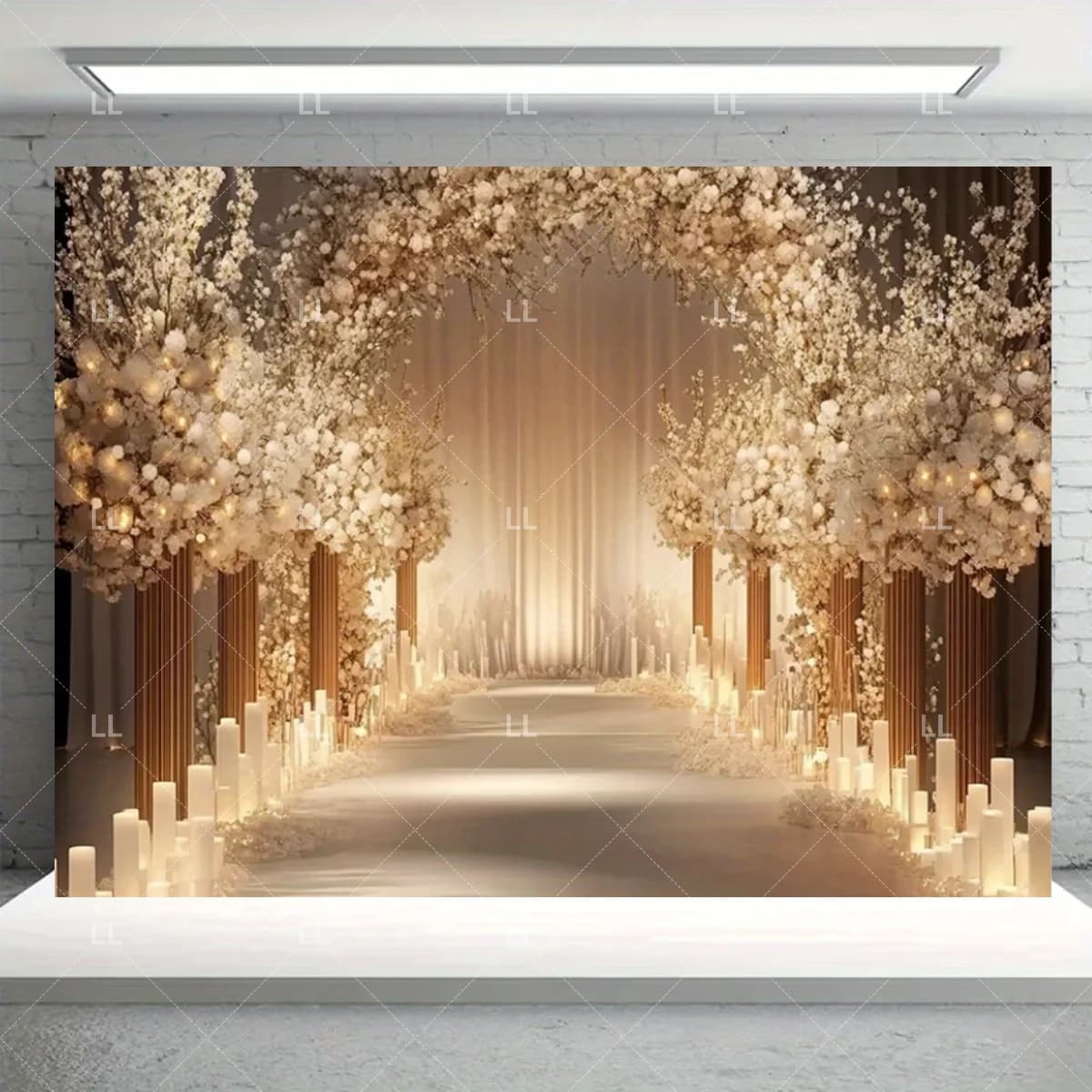 Wedding Flower Photo Backdrop