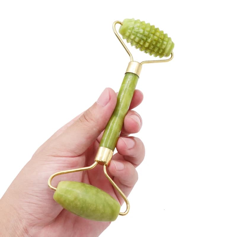 Natural Jade Double-Head Face Roller