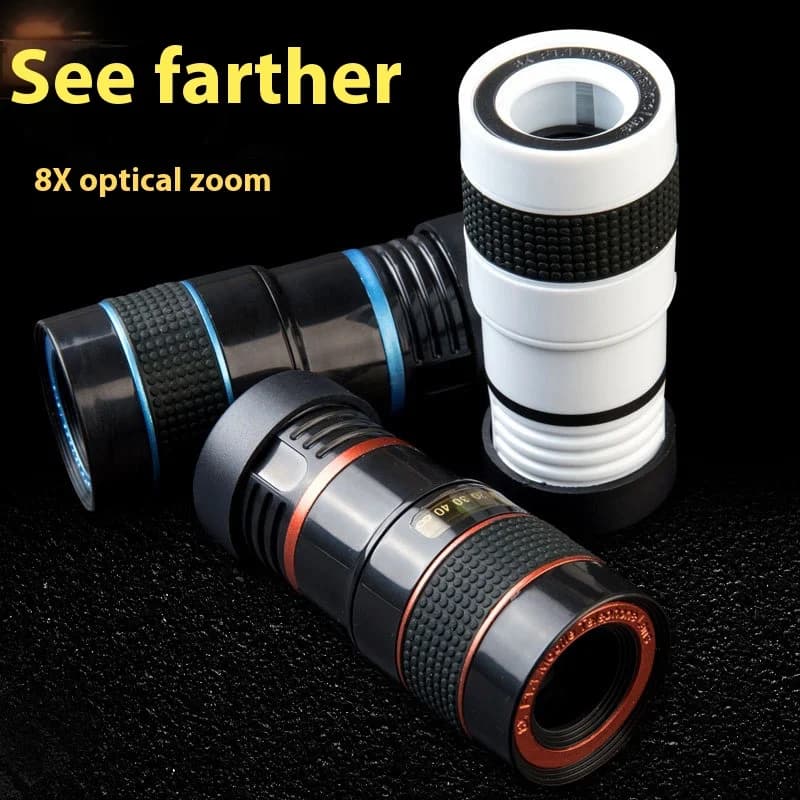 8x Telephoto Phone Lens with Focus Dial