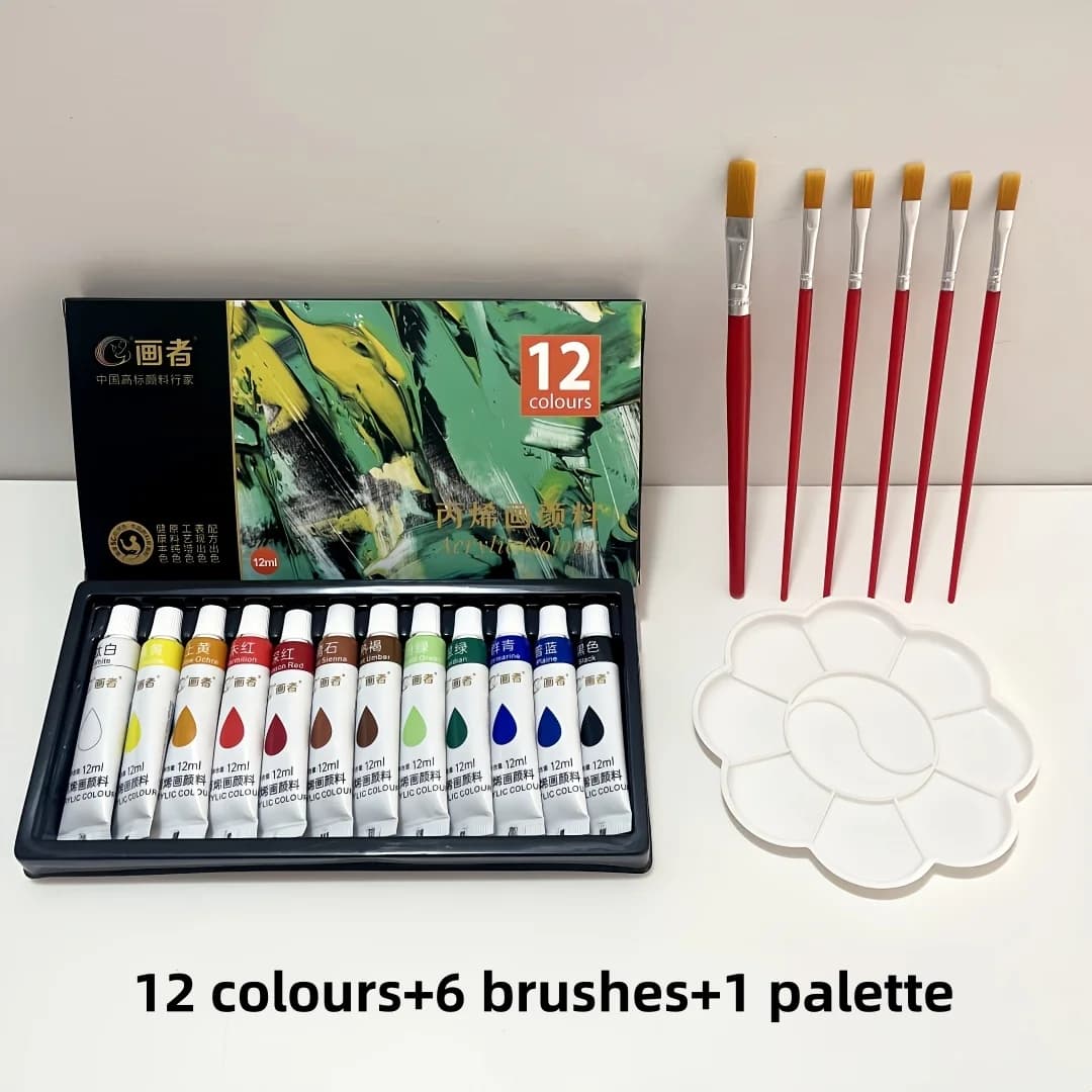 Acrylic Paint Set, 36 Colors