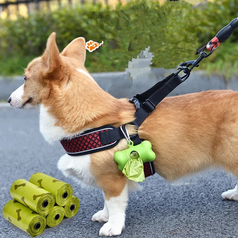 Bone-Shaped Dog Poop Bag Dispenser Holder