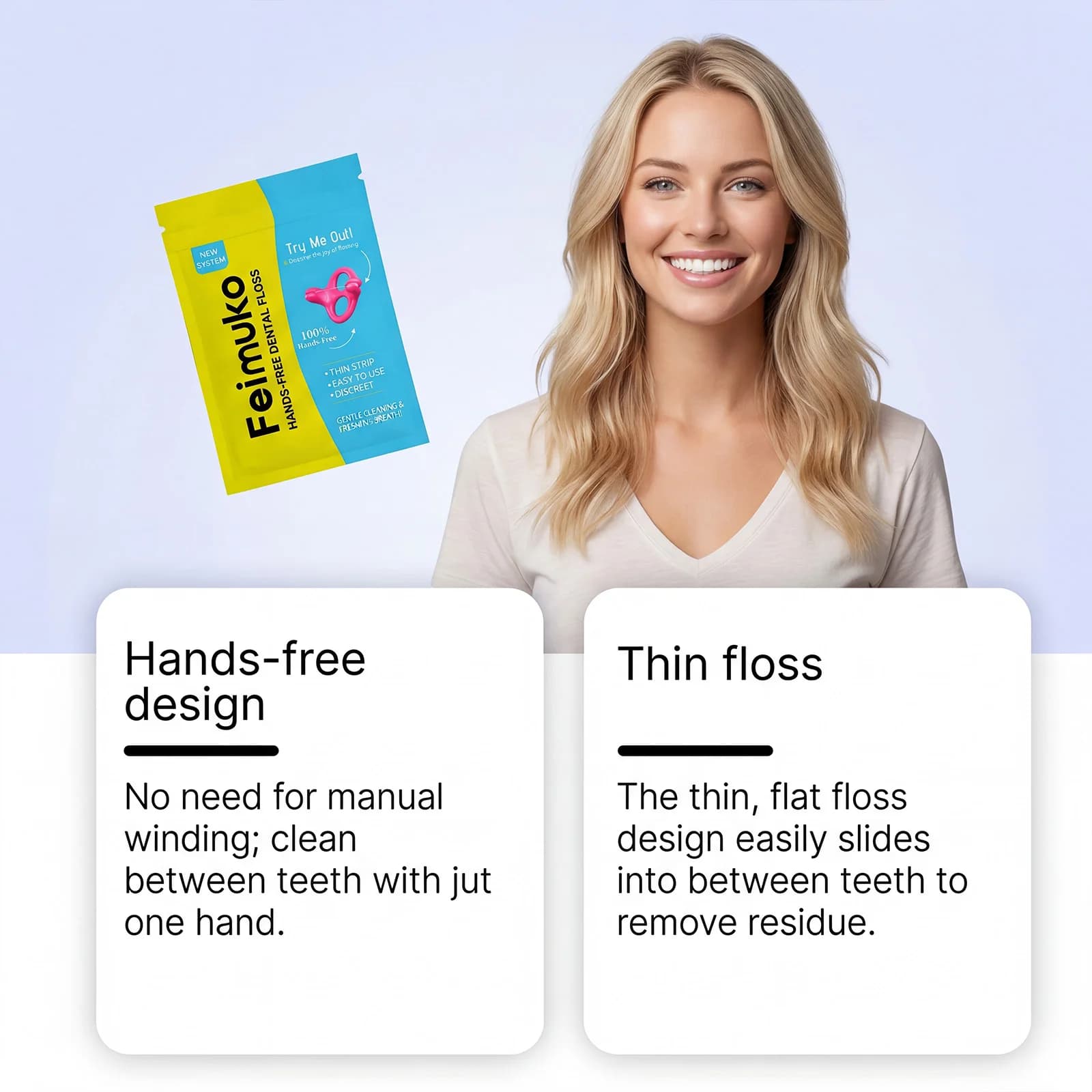 Hands-Free Dental Floss