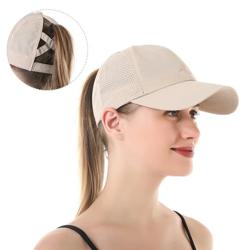 Women's Ponytail Baseball Cap
