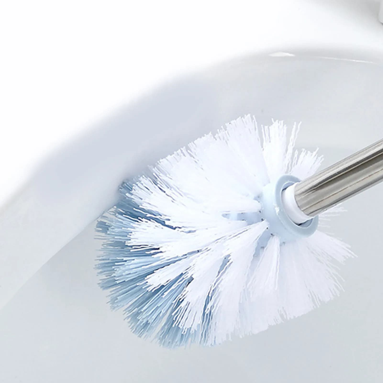 Stainless Steel Toilet Brush with Long Handle