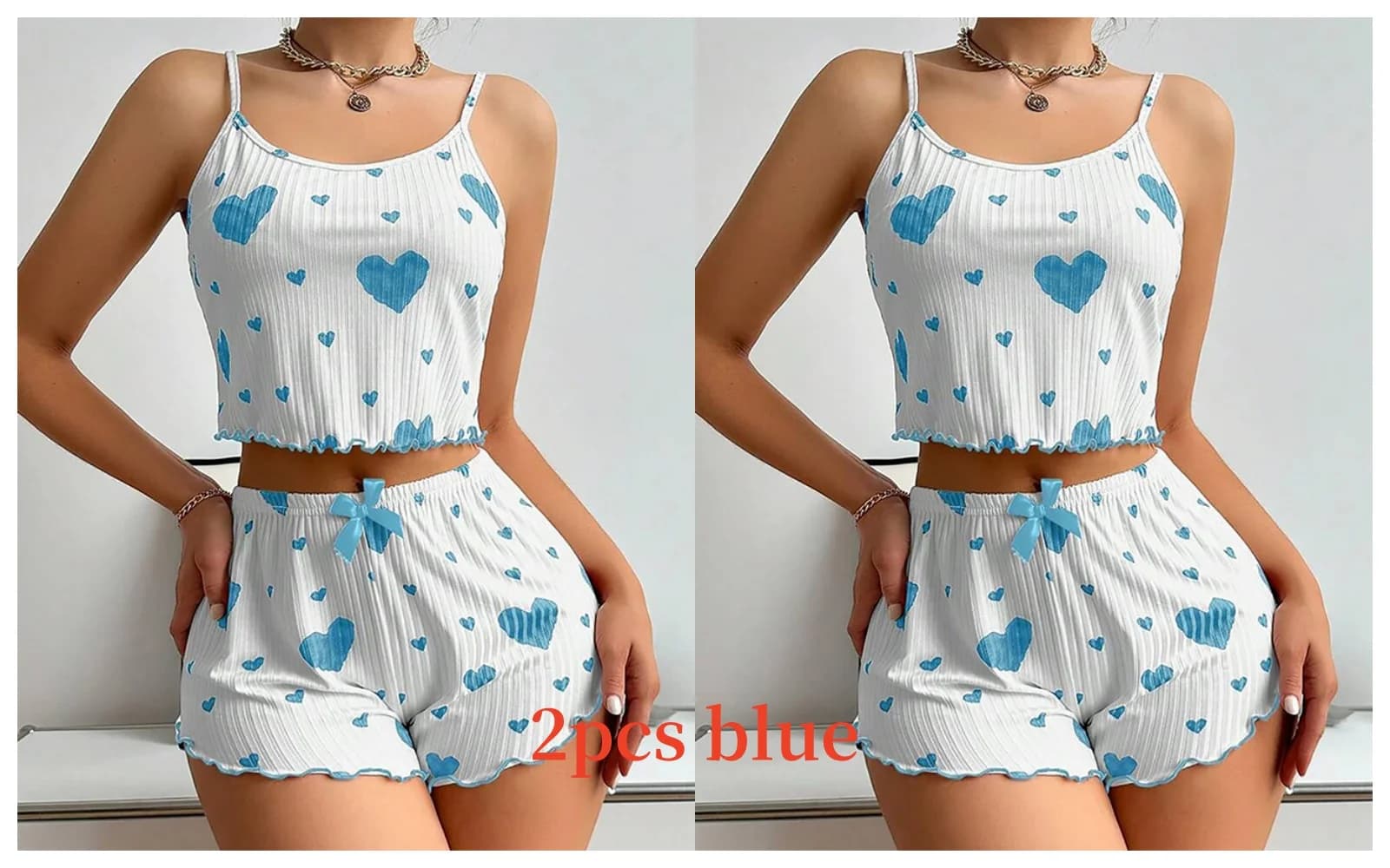 Women's Tank Top and Shorts Pajama Set