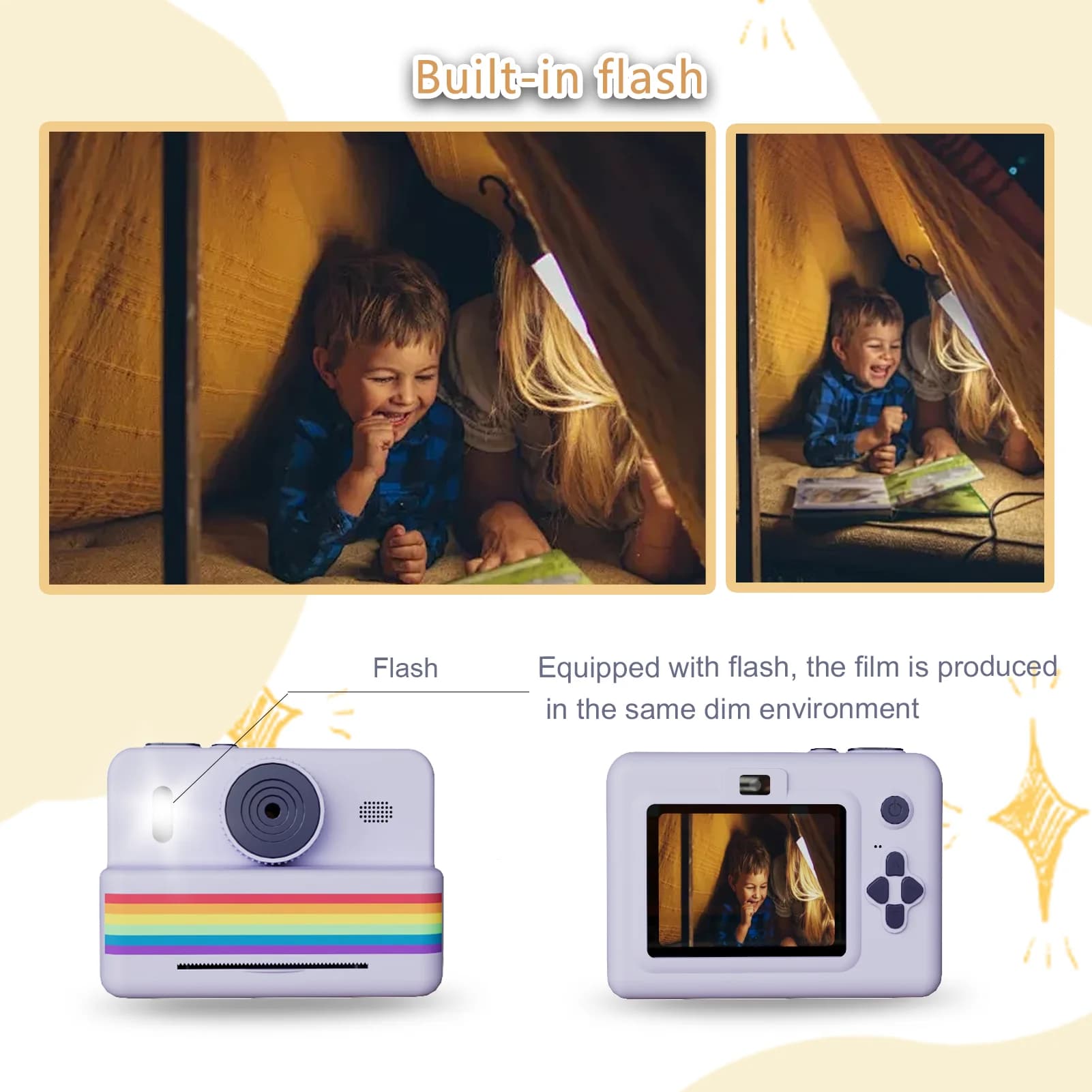 Kids Instant Print Camera with HD Video