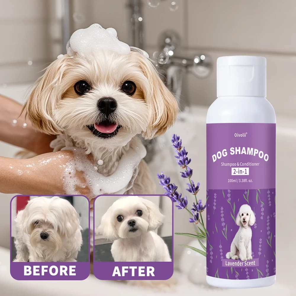 2-in-1 Dog Shampoo & Conditioner Lavender
