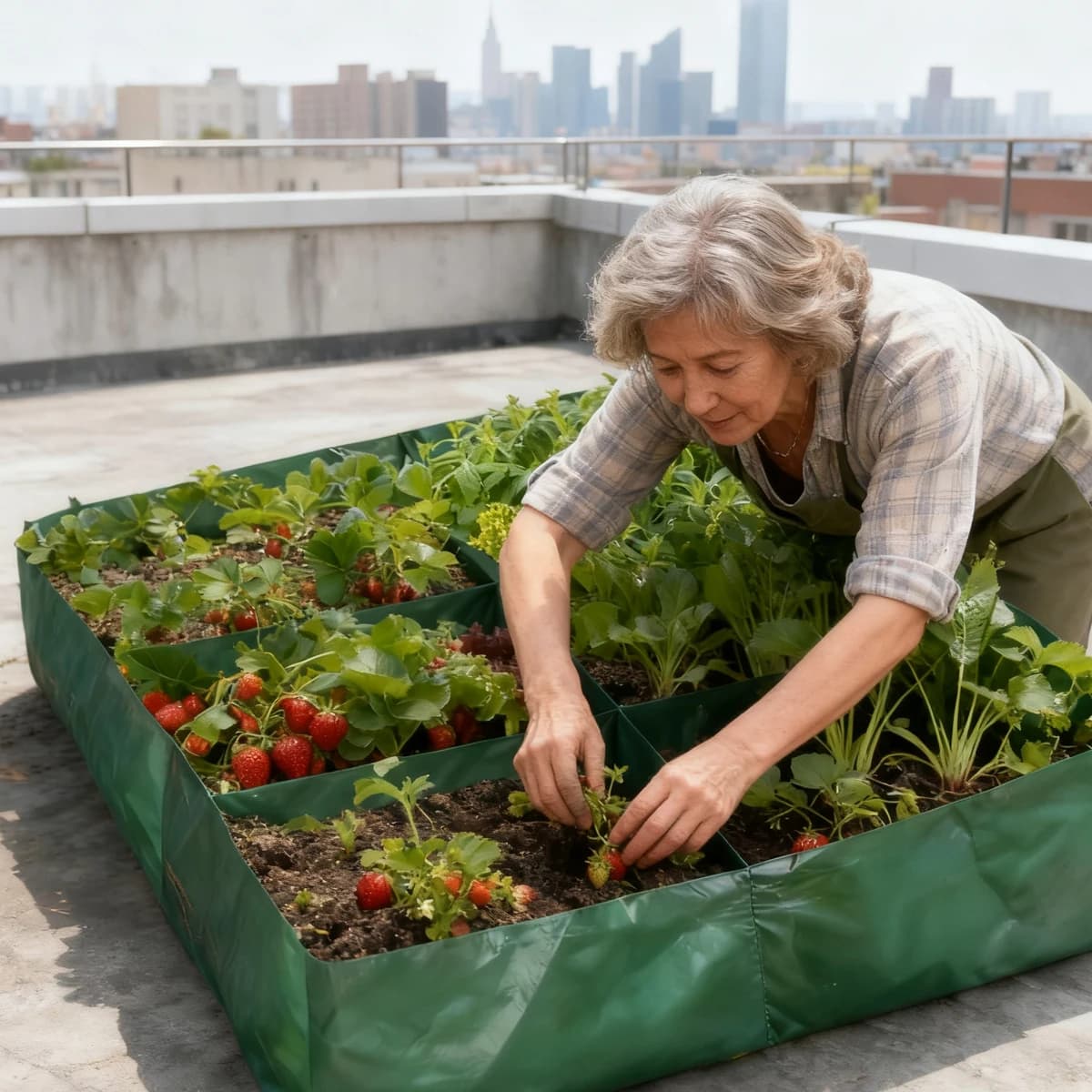 Fabric Grow Bag Planter