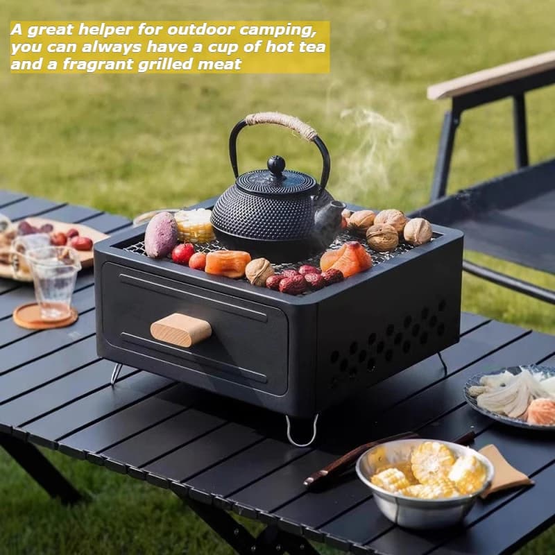Portable Charcoal Barbecue Grill