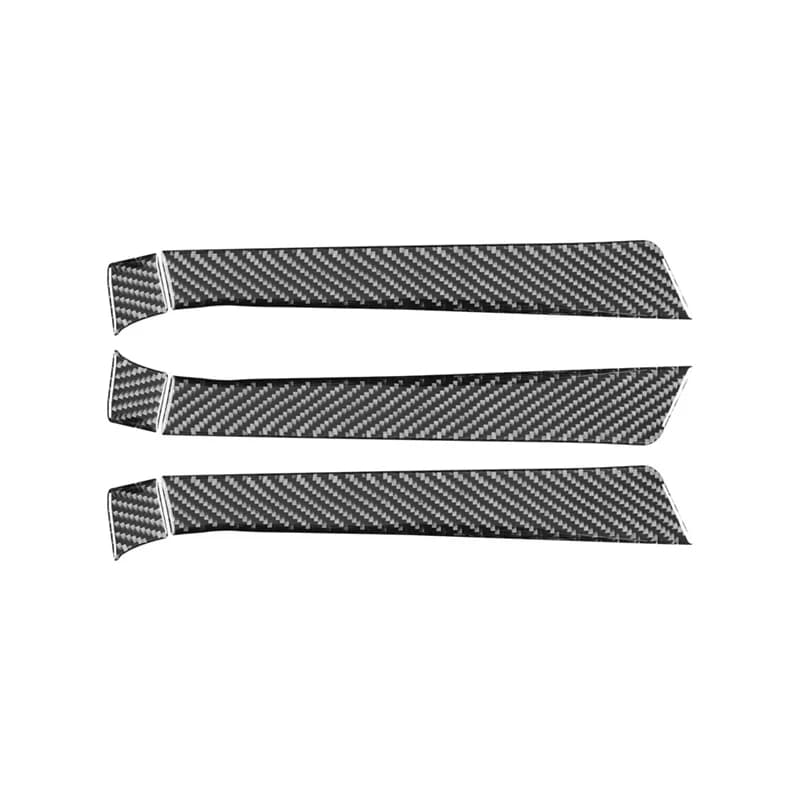 For Audi Q7 2007-2015 Car Accessories Carbon Fiber Interior Auto Door Armrest Decorative Sticker Cover Trim Frame Protection