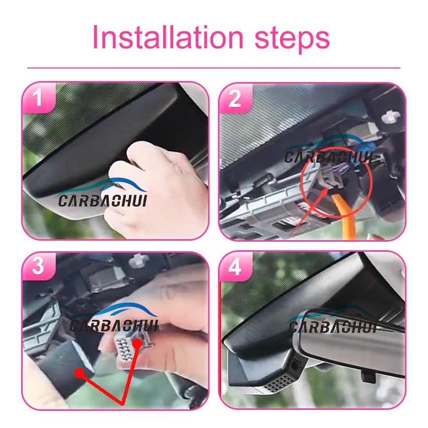 Dash Cam 4K for Toyota RAV4 XA50 XA40 (2017~2025) & Venza & Harrier,Car DVR Camera Recorder,OEM Design,Dashcam for RAV4