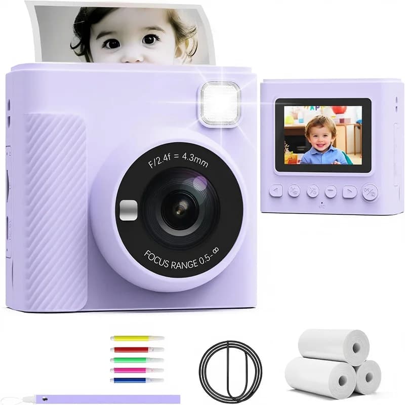 1080P Portable Instant Print Camera
