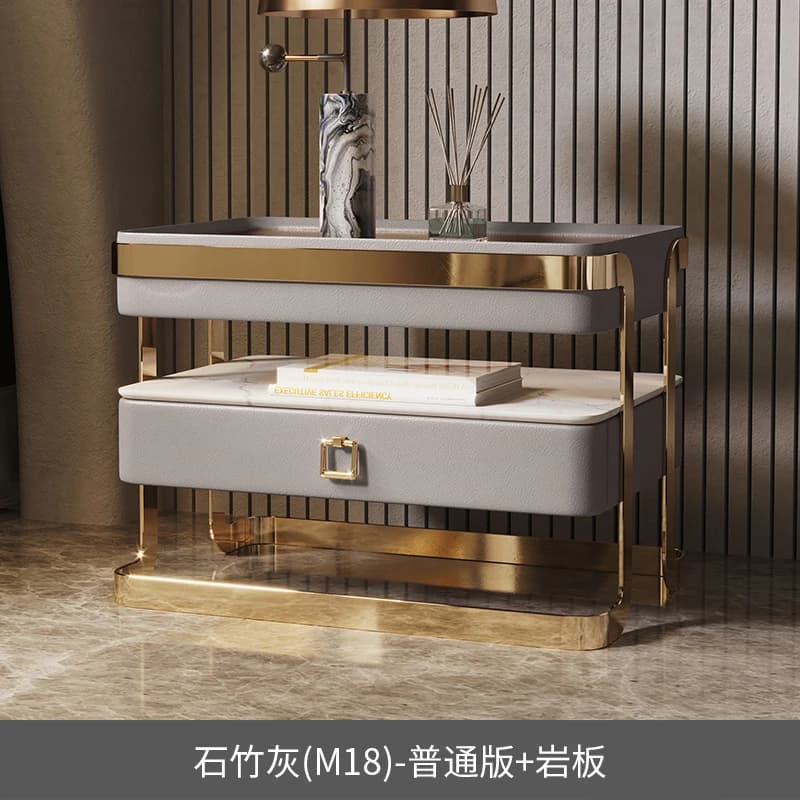 Aesthetic Simple Nightstand Modern Bedside Nordic Storage Nightstand Floor Luxury Mesita De Noche Dormitorio Home Furniture