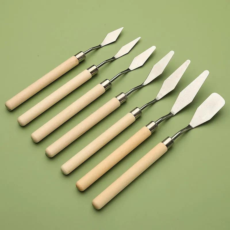 Oil Painting Knife Set, 7-Piece Stainless Steel