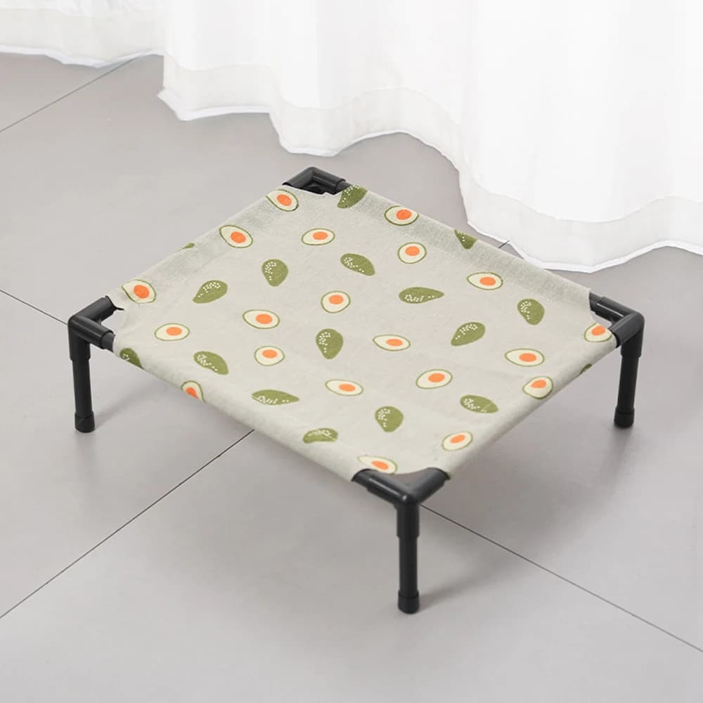 1PC Elevated Pet Bed Raised Small Animal Bed Breathable Washable Cooling Sleep Mat for Rabbit Hamster Cat Puppy Indoor Bed House