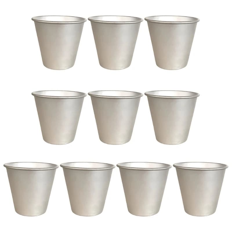 Nonstick Aluminum Muffin and Tart Molds, Pack of 10