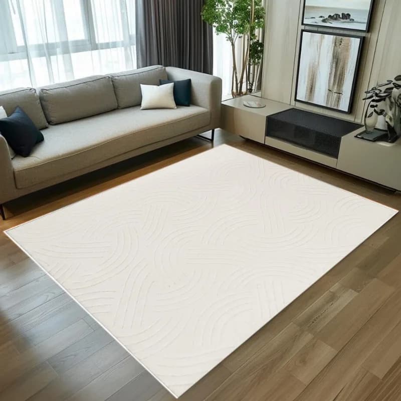 Modern Minimalist Abstract Geometric Area Rug