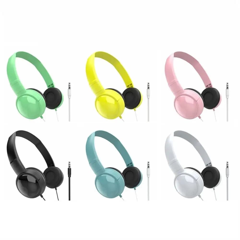 Over-Ear Stereo Headphones with 3.5mm Jack