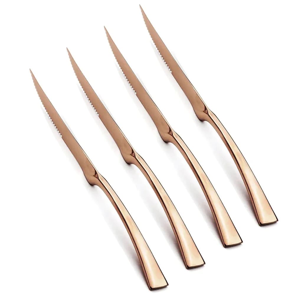 4-Piece Stainless Steel Dinner Knife Set