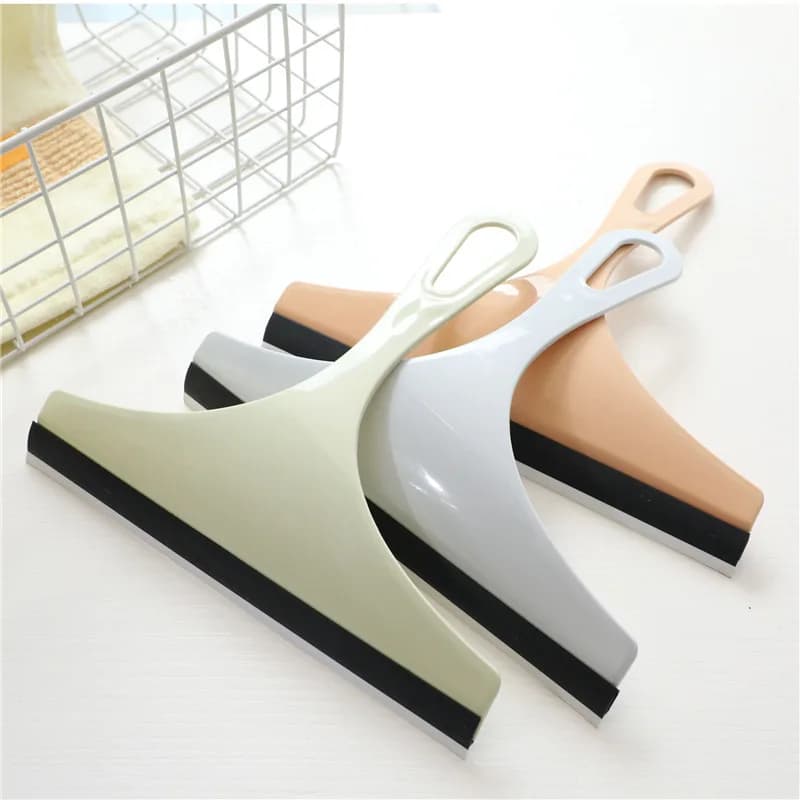 Glass Cleaning Squeegee with Silicone Wiper