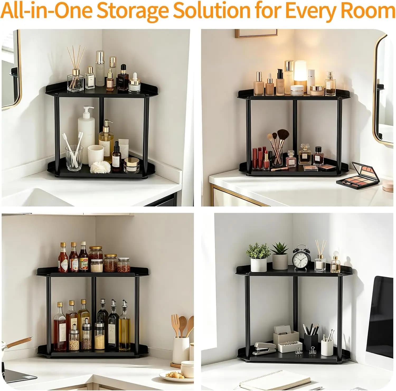 2-Tier Bathroom Counter Organizer