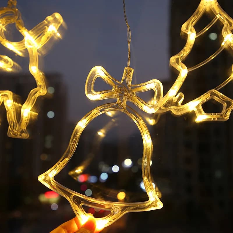 Warm LED String Lights 55cm Battery Powered