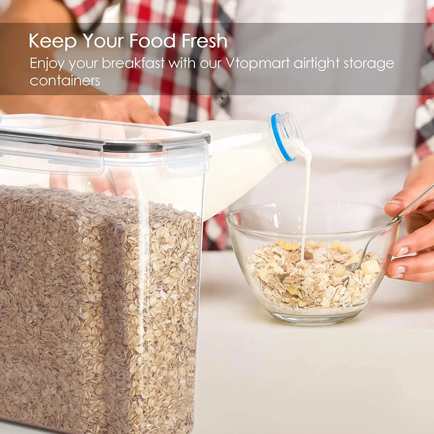 Airtight Cereal Storage Containers