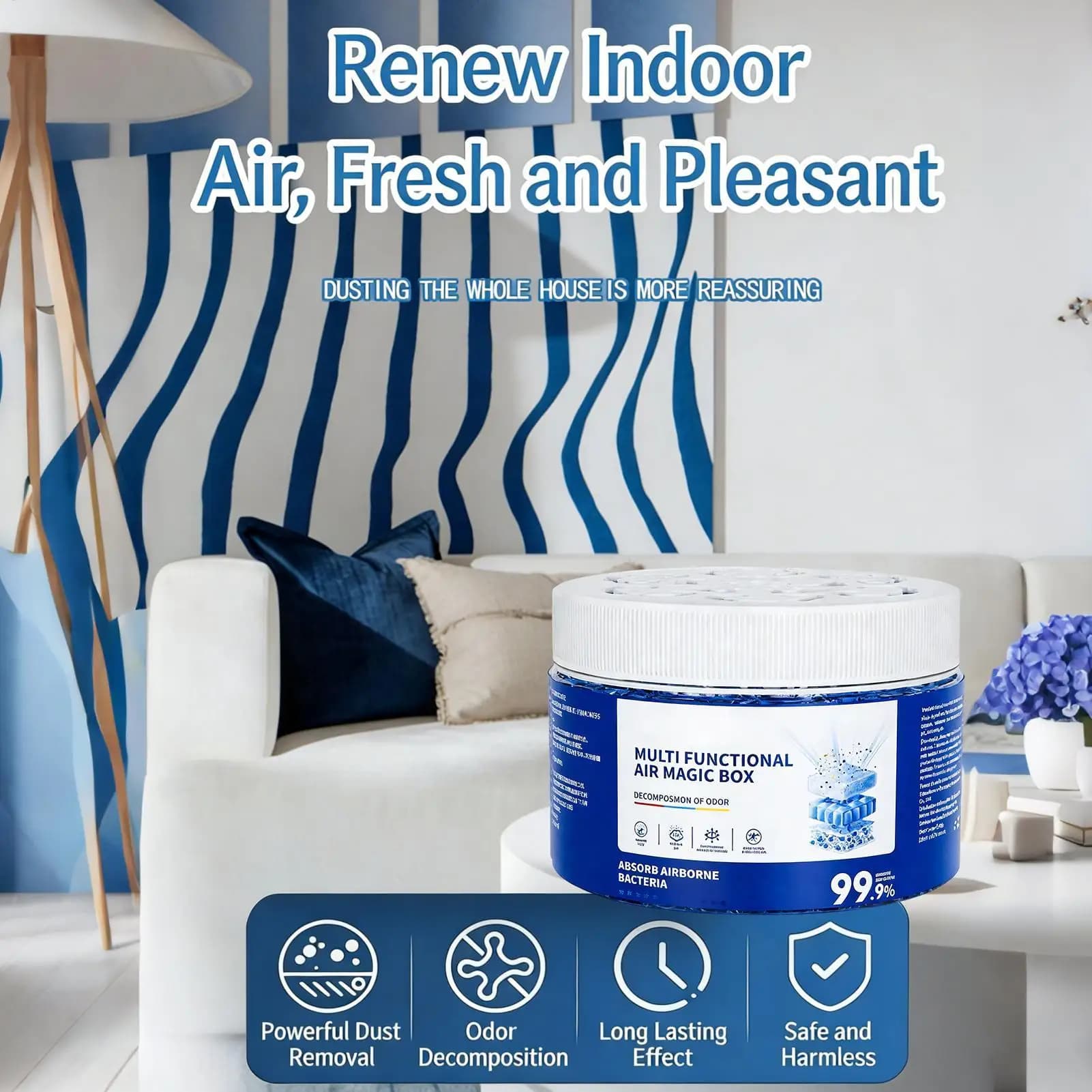 Plant-Based Bedroom Air Purifier 2-Pack