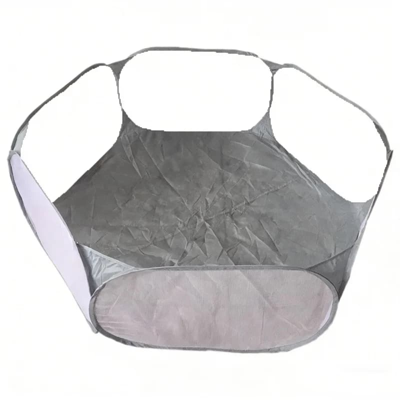 Foldable Transparent Pet Playpen Portable Yard Fence